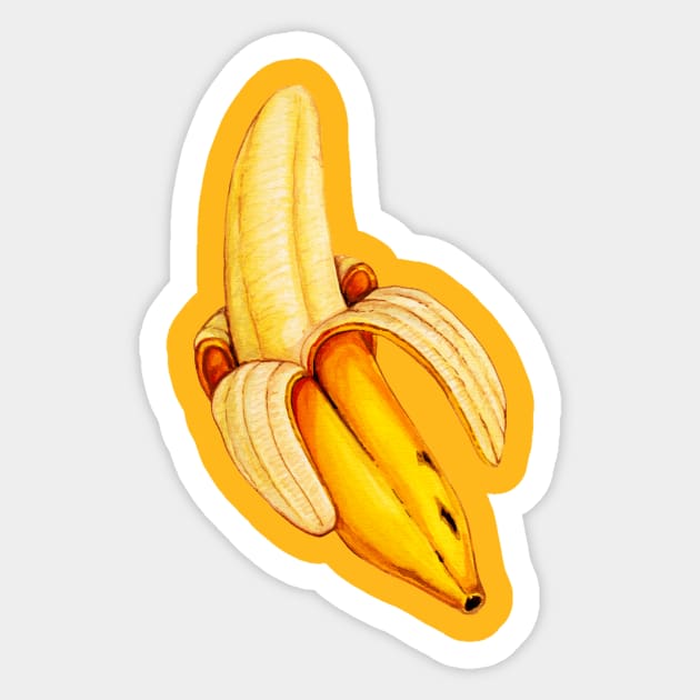 Banana Sticker by KellyGilleran